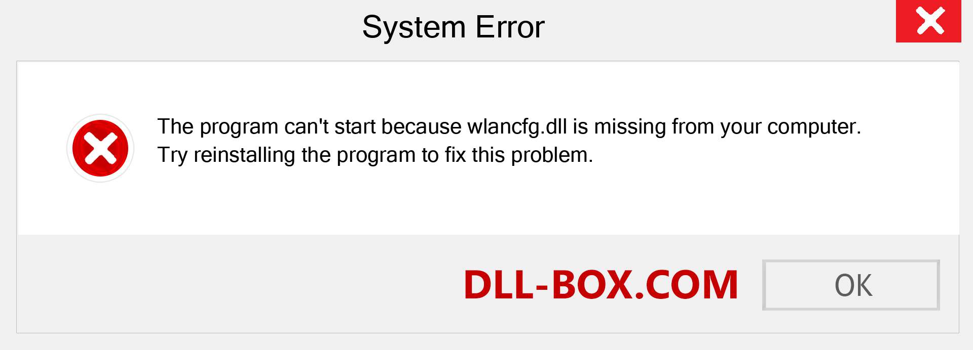  wlancfg.dll file is missing?. Download for Windows 7, 8, 10 - Fix  wlancfg dll Missing Error on Windows, photos, images